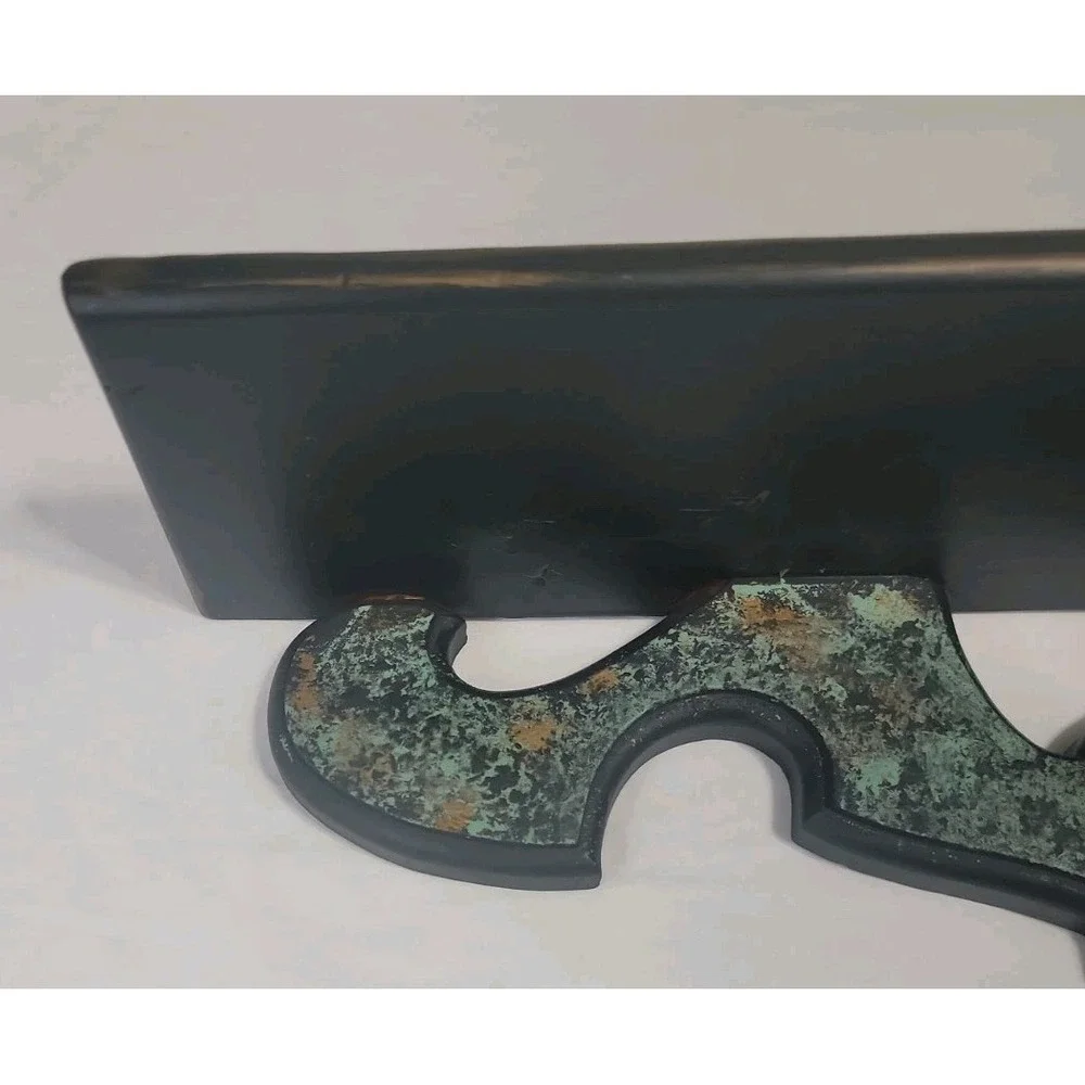 Wooden Wall Shelf Heart-shaped Cutout Distressed Teal, Hand Painted, 5